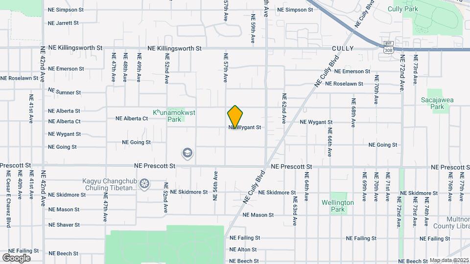 5726 NE Wygant St Map and Location Details