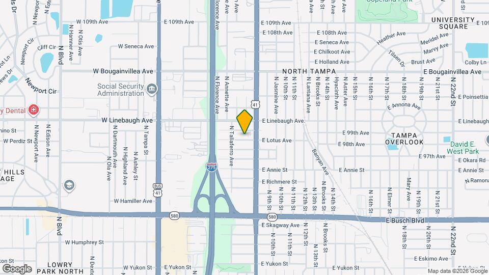 812 E Lotus Ave Map and Location Details