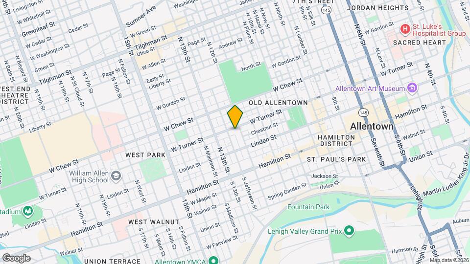 1210 W Turner St Map and Location Details