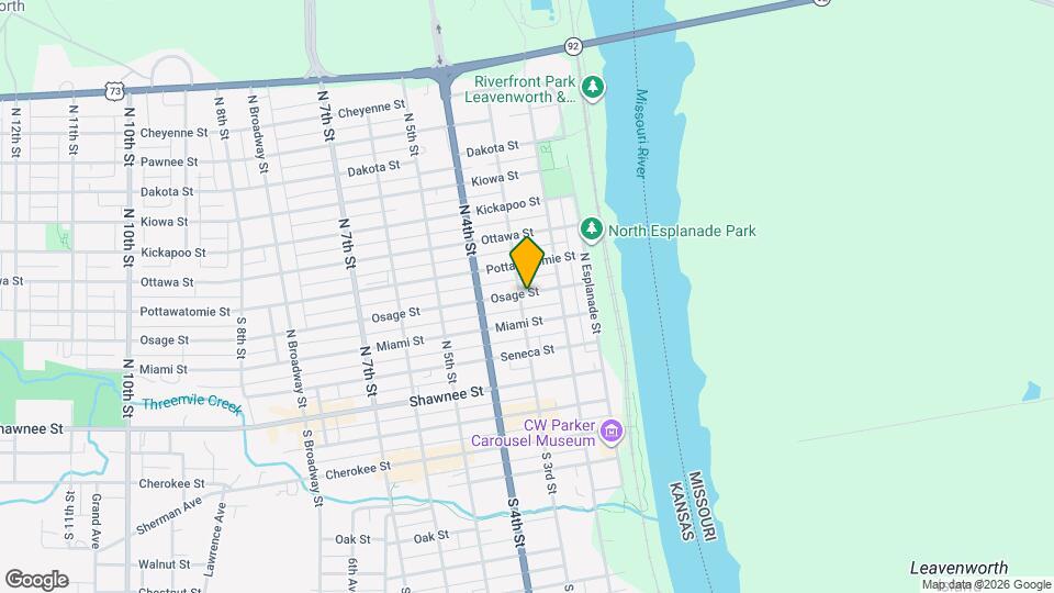 229 Osage St Map and Location Details