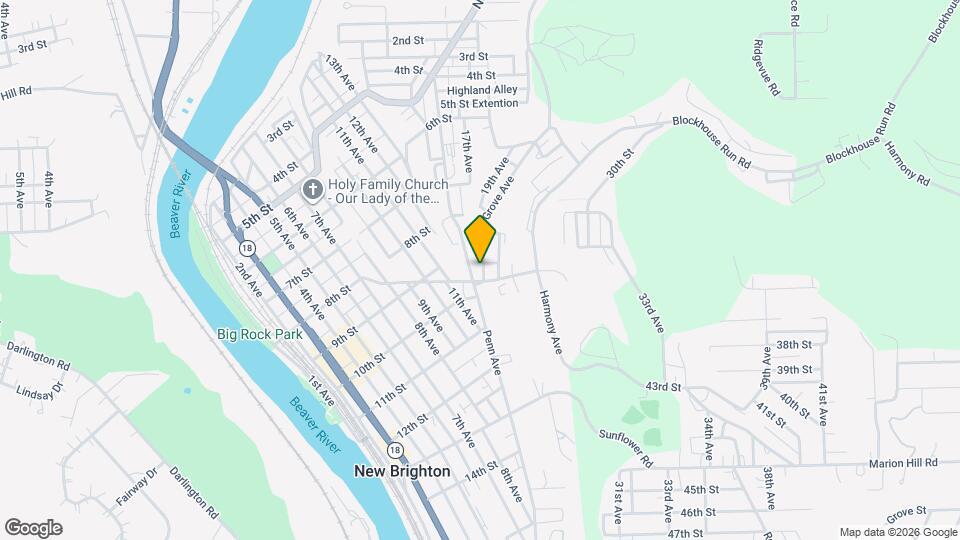 862 Grove Ave Map and Location Details