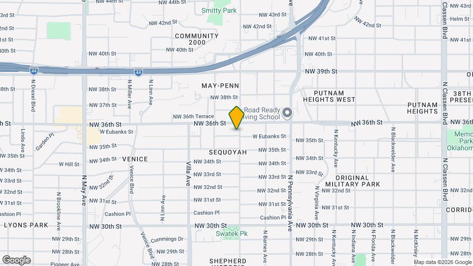 3633 N Youngs Blvd Map and Location Details