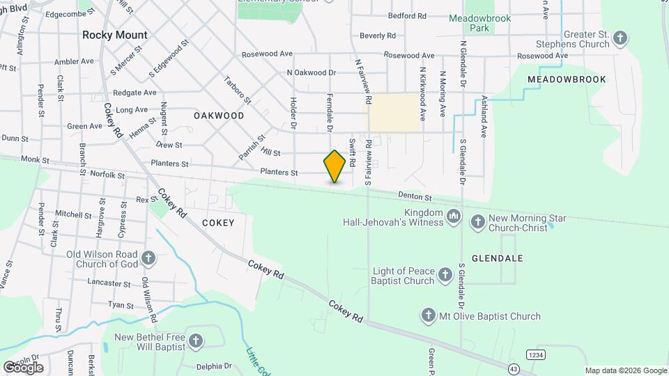 313 Ferndale Dr Map and Location Details