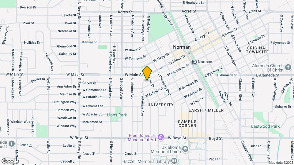511 W Comanche St Map and Location Details