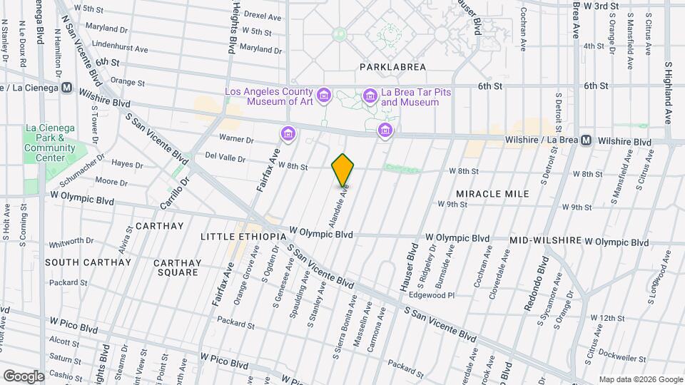 851 Alandele Ave Map and Location Details