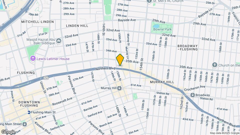 150-15 Northern Blvd Map and Location Details