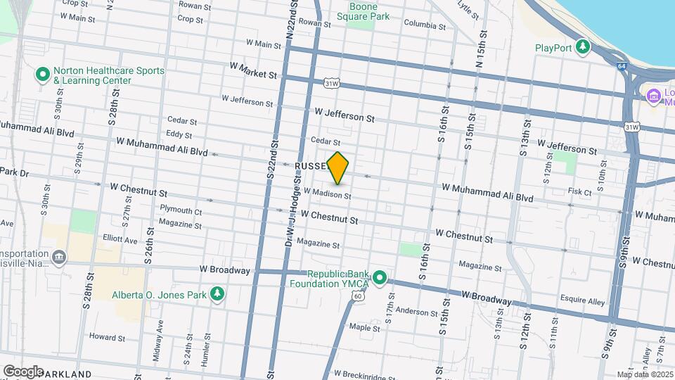 1917 W Madison St Map and Location Details