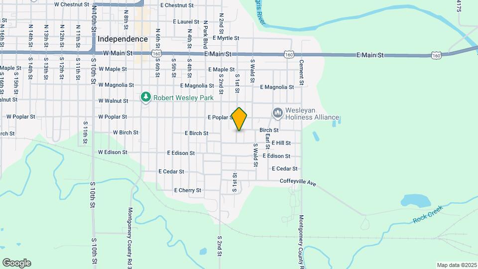 606 S 1st St Map and Location Details