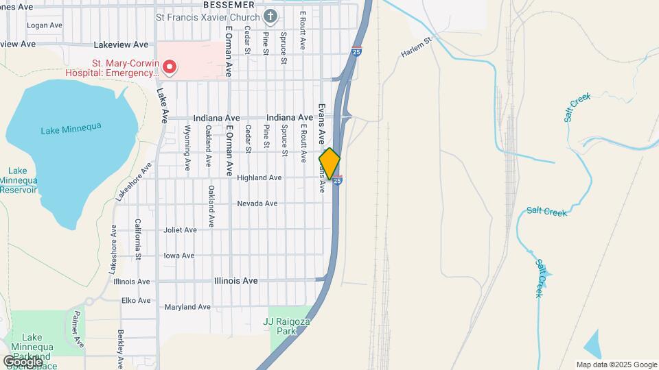 2310 E Evans Ave Map and Location Details