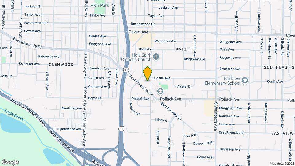 2001 Lodge Ave Map and Location Details