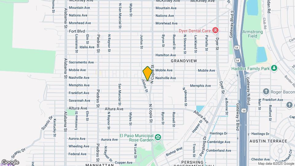 2606 Justus St Map and Location Details