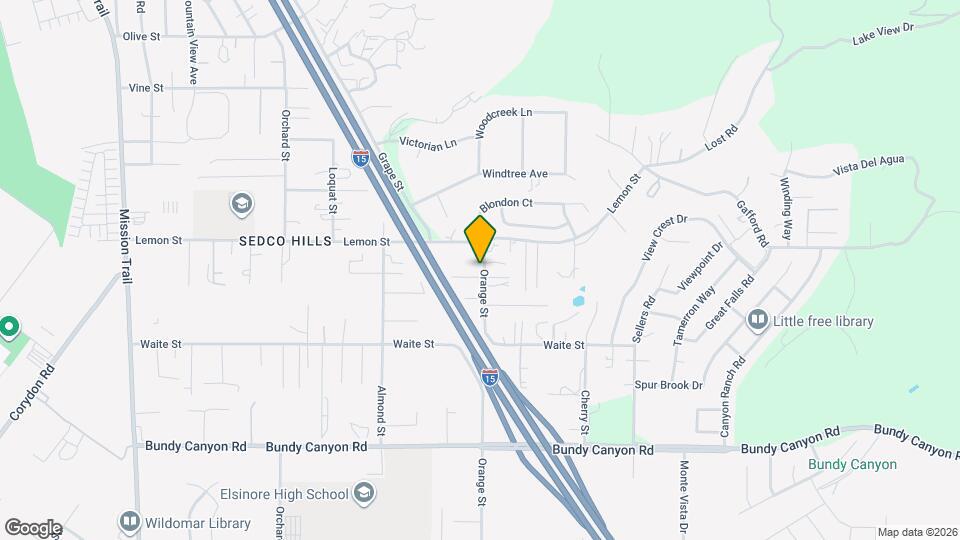 33551 Orange St Map and Location Details