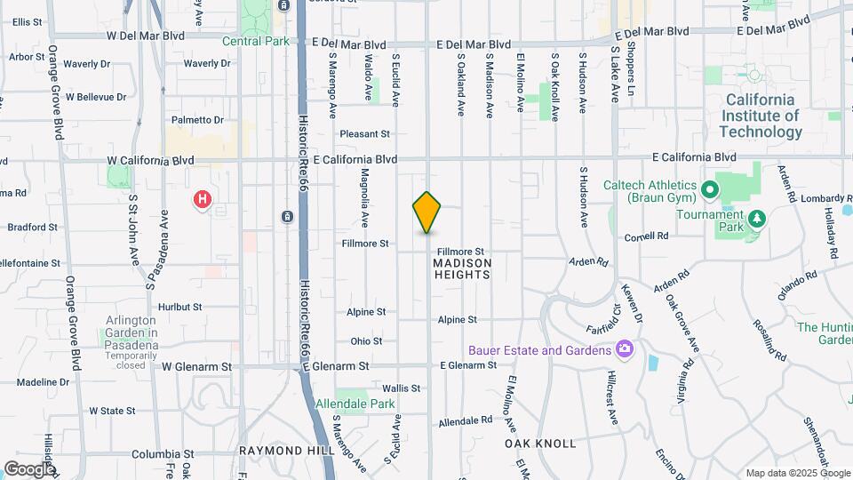 763 S Los Robles Ave Map and Location Details