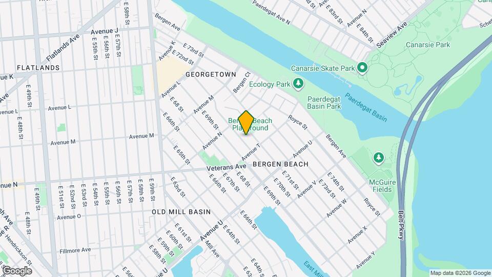 1453 E 70th St, Unit 1st floor Map and Location Details