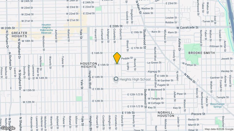 514 E 15th St Map and Location Details