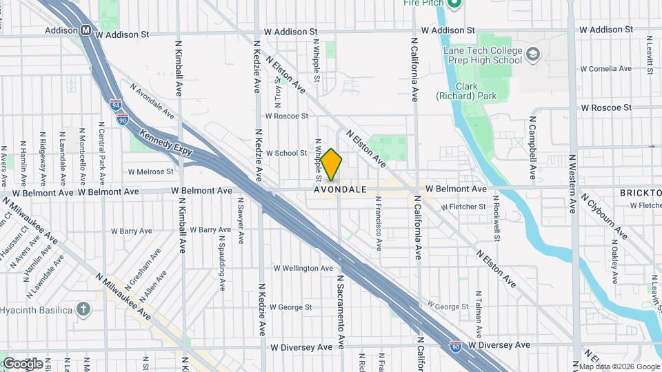 3008 W Belmont Ave, Unit 3 Mapa y Detalles de la Ubicación