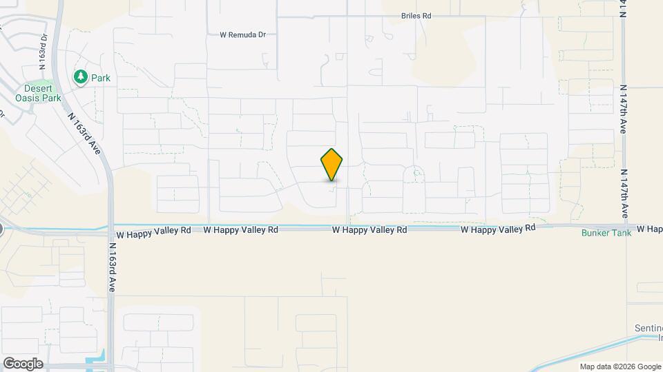 15543 W Desert Hollow Dr Mapa y Detalles de la Ubicación
