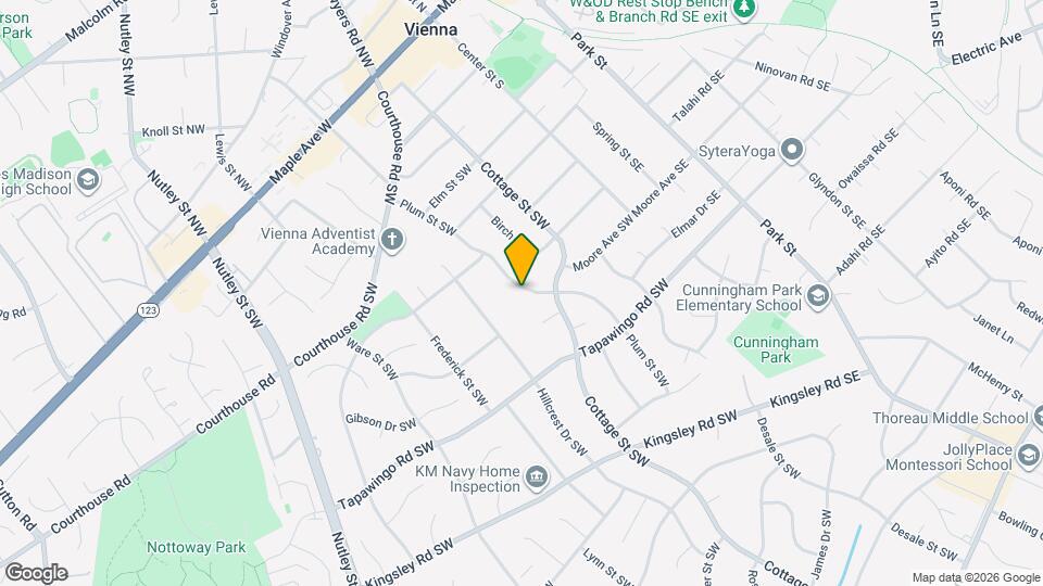 702 Plum St SW Map and Location Details