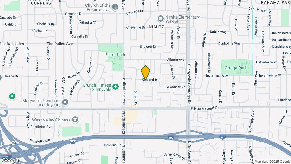 660 Kirkland Dr Mapa y Detalles de la Ubicación