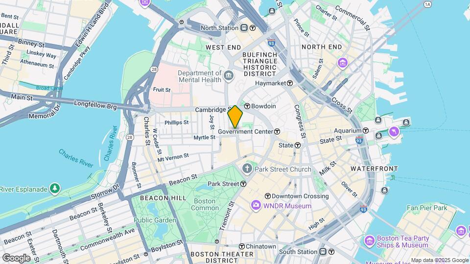 43 Bowdoin St Map and Location Details