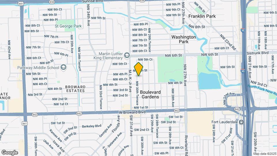 440 NW 30th Terrace Map and Location Details