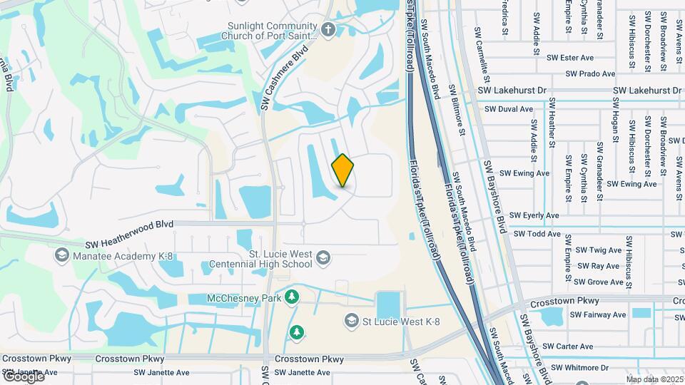 544 SW Indian Key Dr Map and Location Details