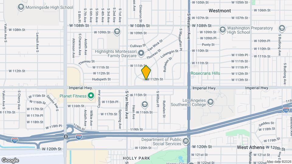 2048 W 112th St Map and Location Details