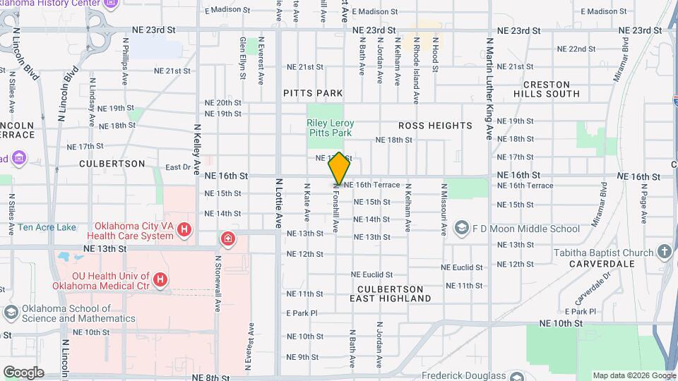 1450 NE 16th Terrace Map and Location Details