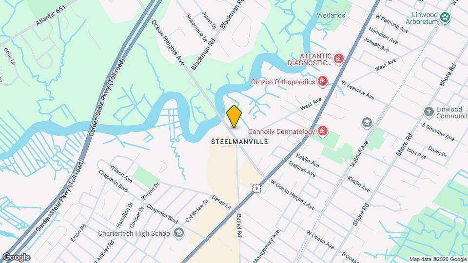 616 W Ocean Heights Ave Mapa y Detalles de la Ubicación