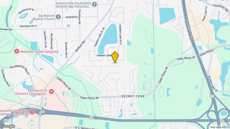 8361 Hedgewood Dr Map and Location Details