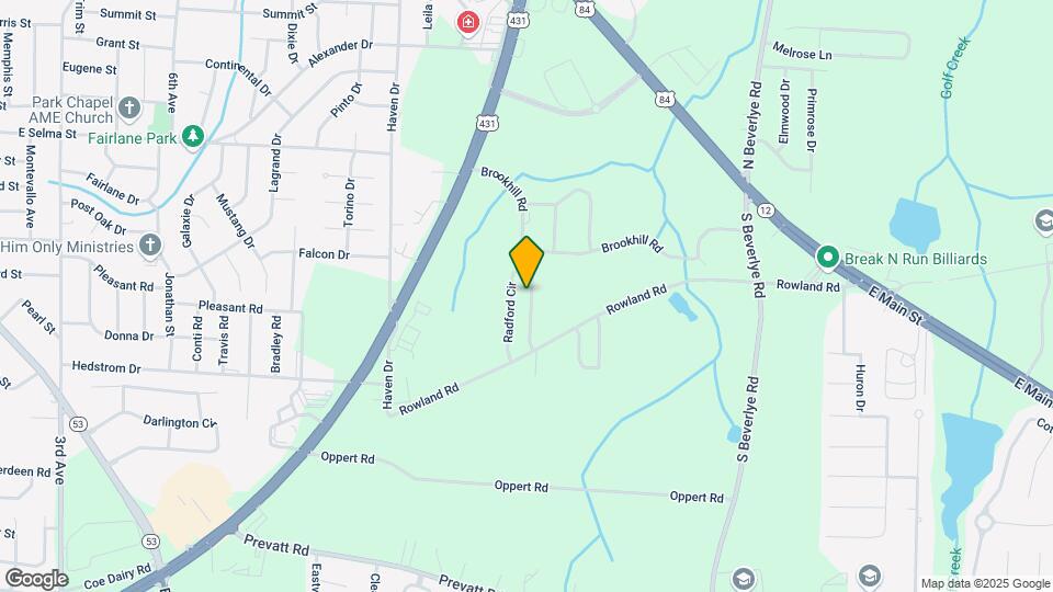 125 Radford Cir Map and Location Details