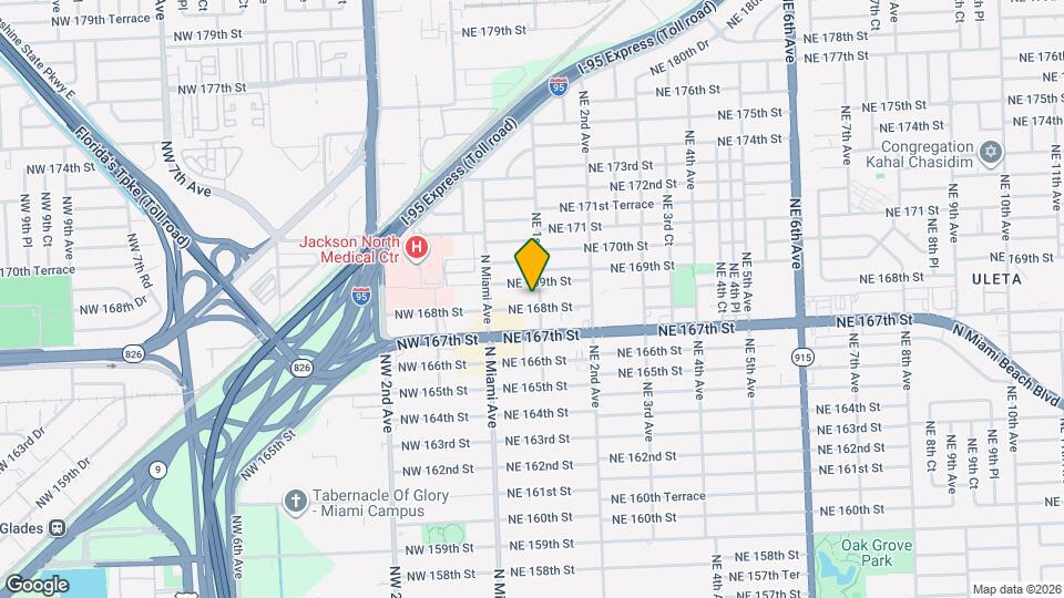 95-97-97 NE 168th St Map and Location Details