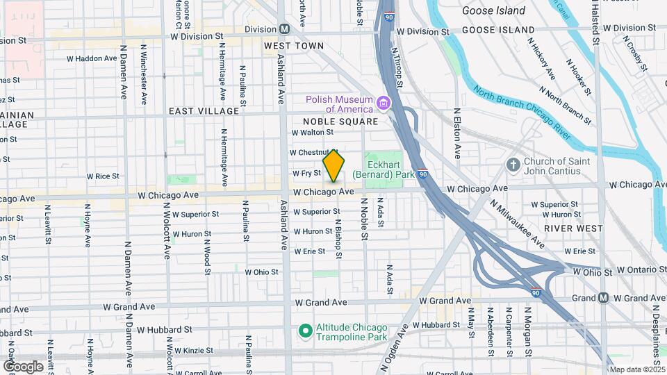 1446 W Chicago Ave Map and Location Details