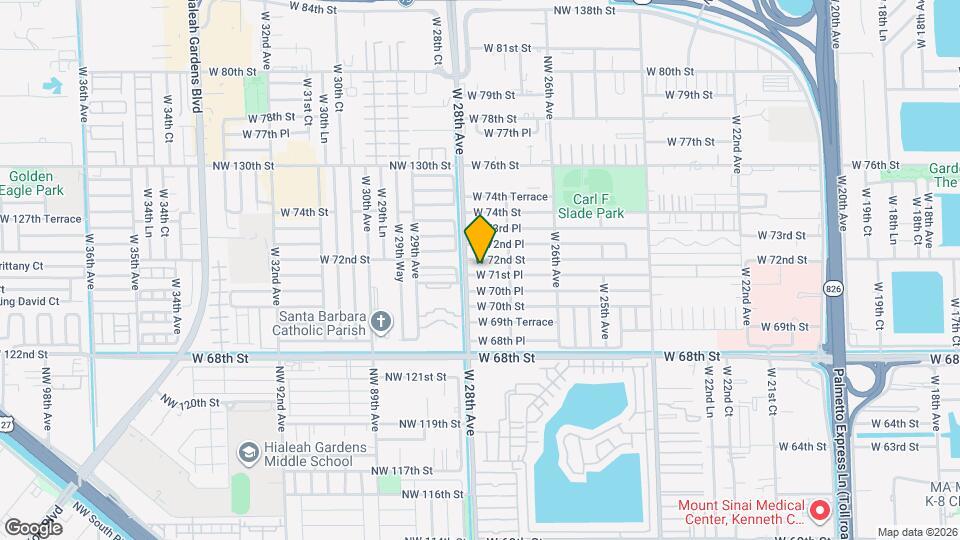 2775 W 71st Pl Map and Location Details