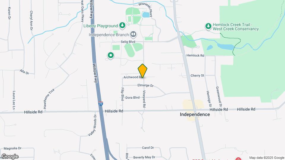 6228 Archwood Rd Map and Location Details