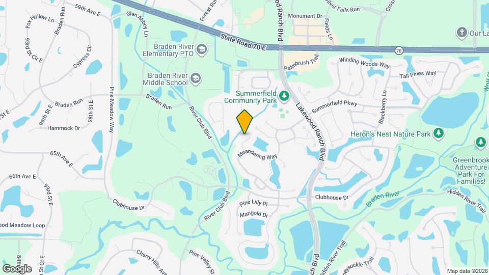 6514 Deerberry Ct Map and Location Details