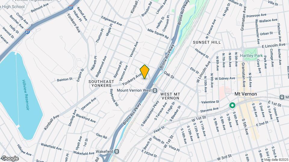 1186 Yonkers Ave Map and Location Details