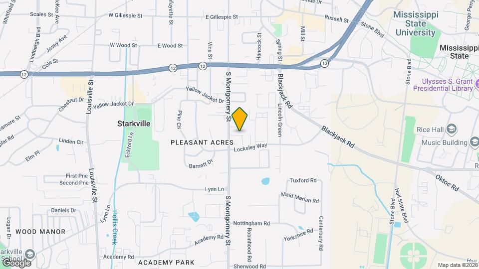 627 S Montgomery St Map and Location Details