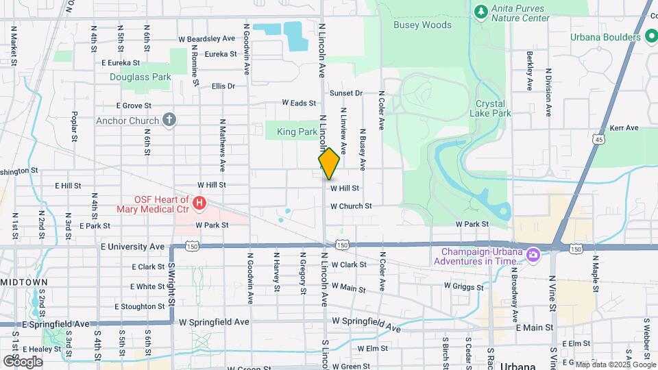 822 W Hill St-Unit -1 Map and Location Details
