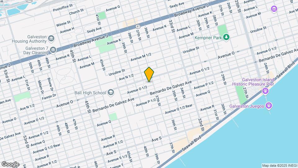 3710 Avenue O 1/2 Map and Location Details