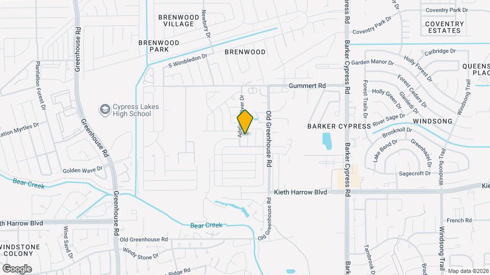 5623 Cobark Creek Trl Map and Location Details