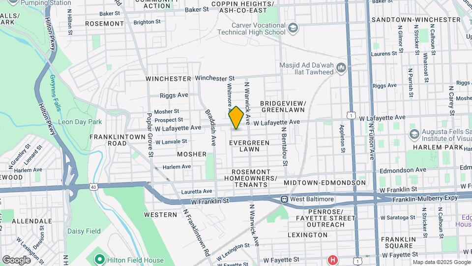 2536 Calverton Heights Ave Map and Location Details