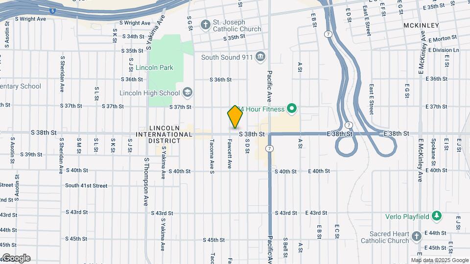 3739 Fawcett Ave Map and Location Details