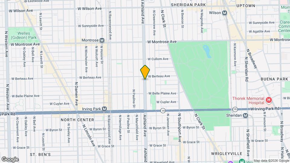 4153 N Ashland Ave, Unit 2E Map and Location Details
