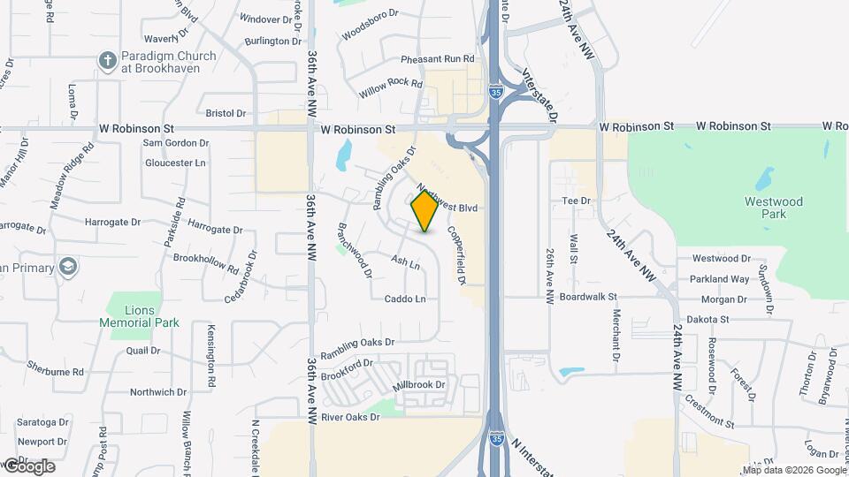 847 Rambling Oaks Dr Map and Location Details