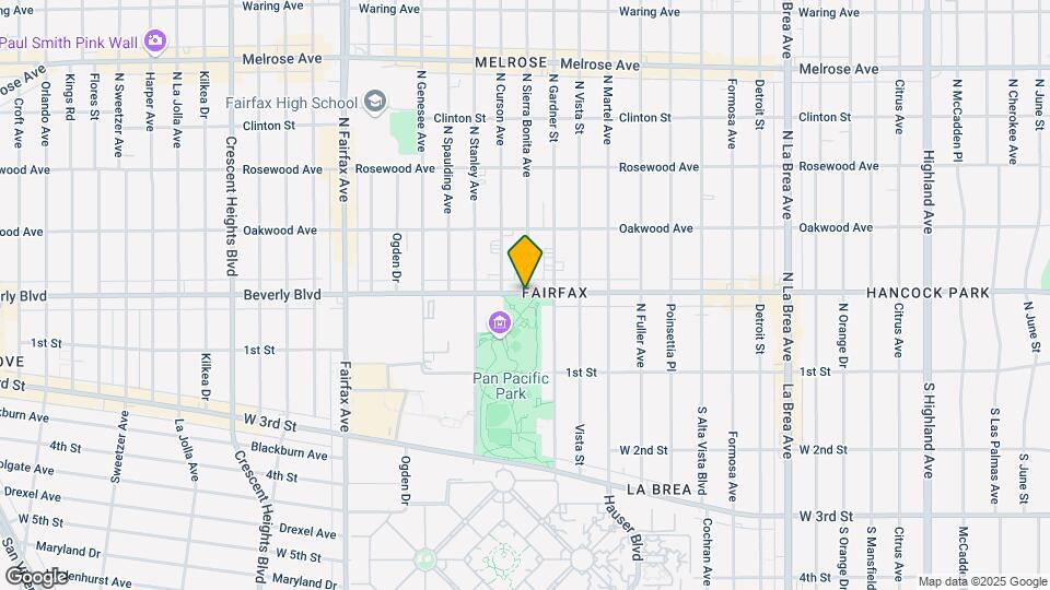 7660 Beverly Blvd Mapa y Detalles de la Ubicación
