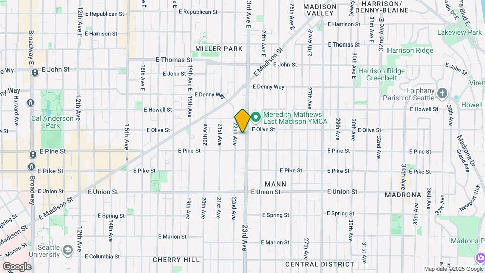 1625 23rd Ave Map and Location Details