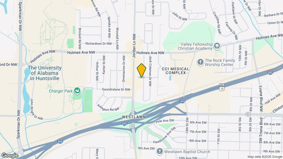 330 Jack Coleman Dr NW Map and Location Details