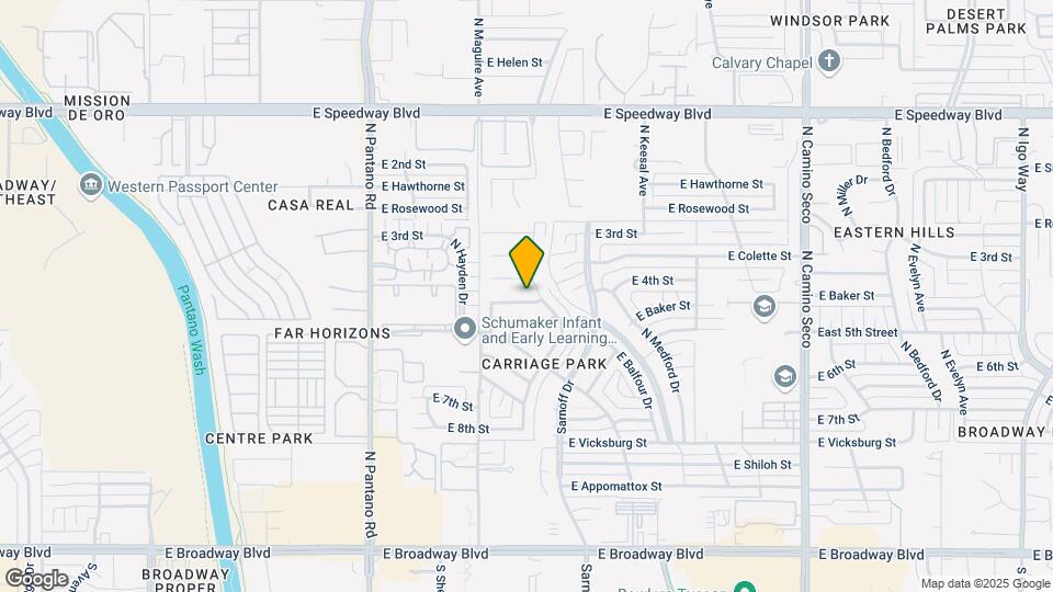 8145 E Baker Dr Map and Location Details