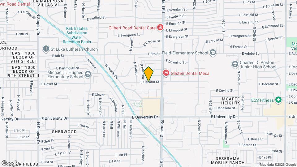 1907 E Decatur St Map and Location Details